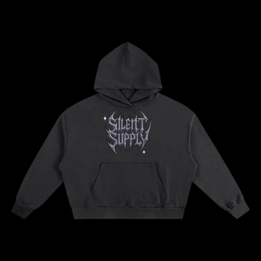 Silent supply tires boxy hooodie